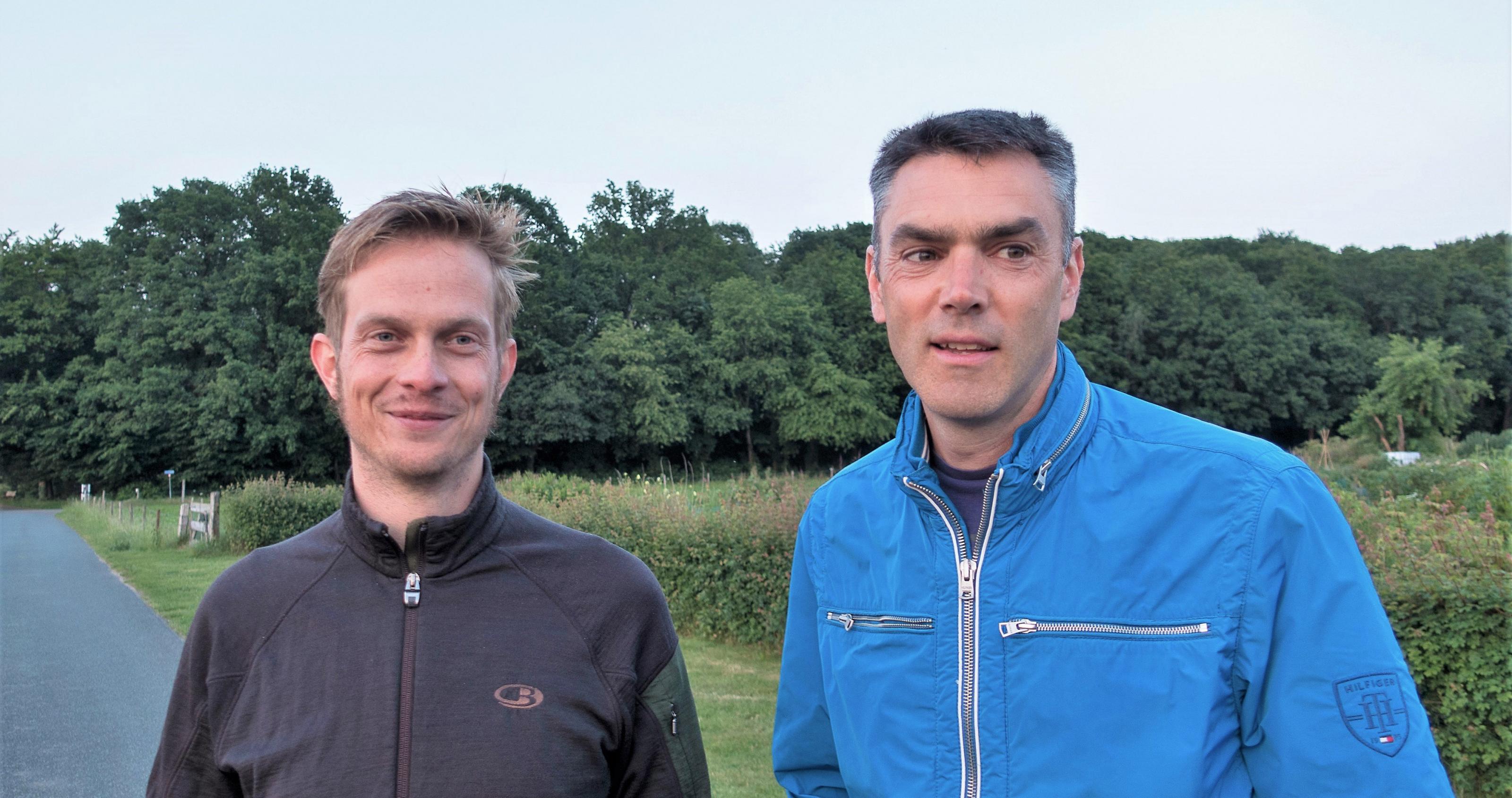 Robert-Jan Geerts en Wanka Lelieveld van coöperatie Warmtenet Oost Wageningen