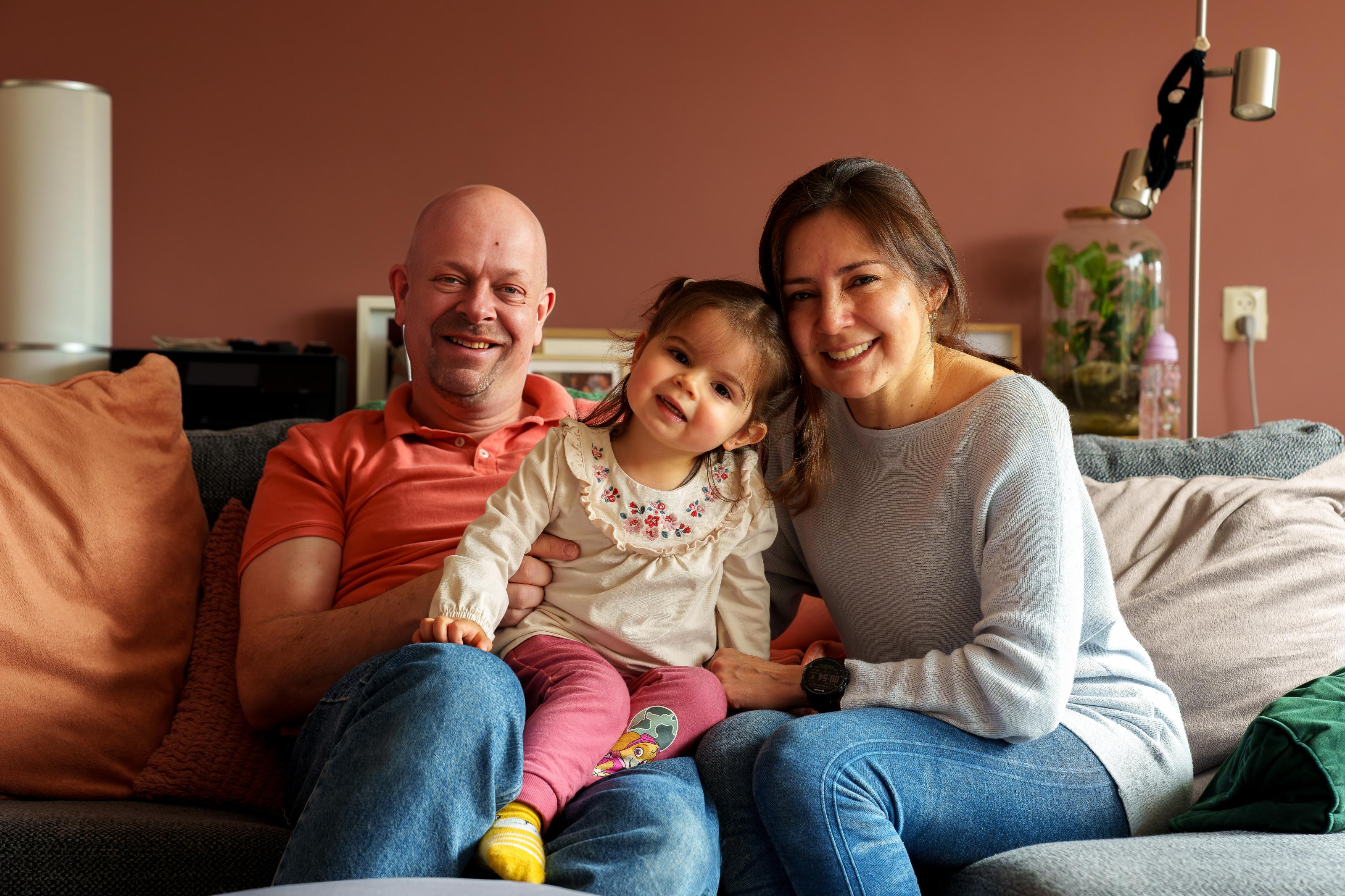 Martijn Spronk en gezin