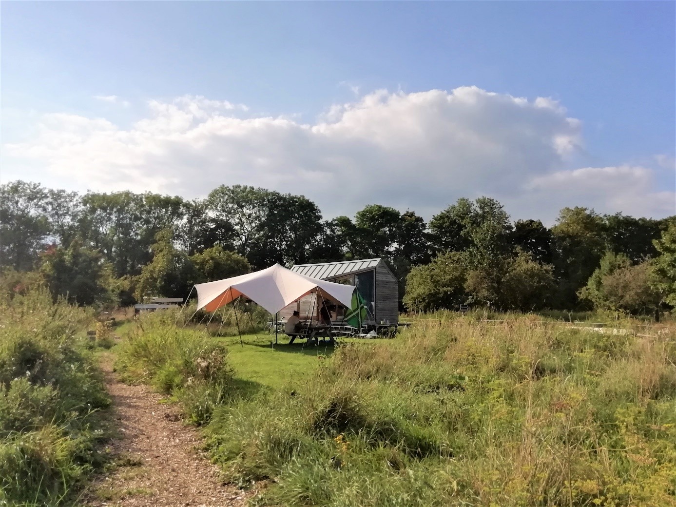 Foto van een tiny huis kleinhuizen