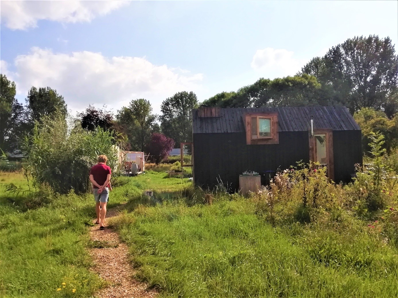 Foto van tiny houses in kleinhuizen nieuwegein