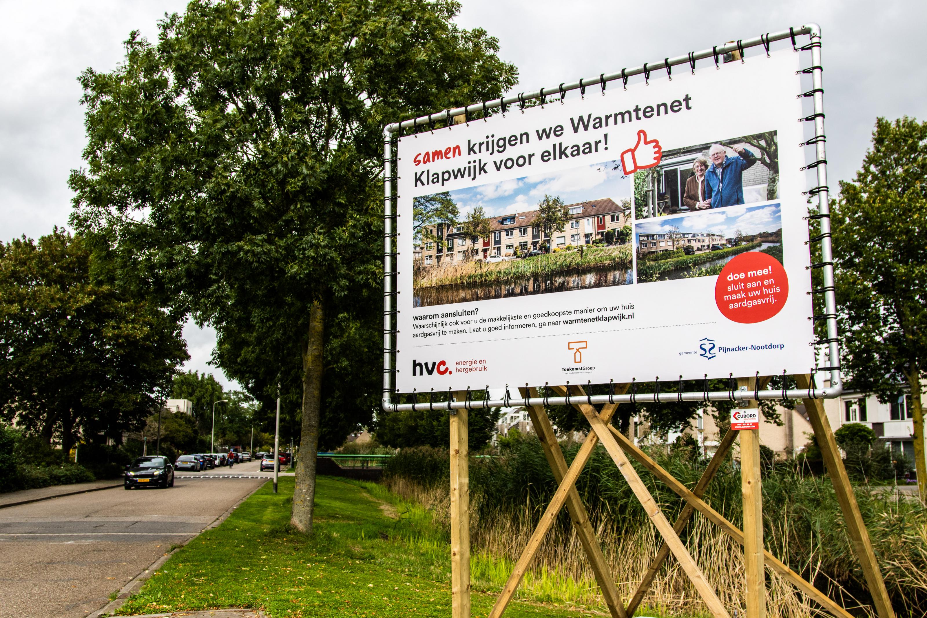 promotiebord warmtenet klapwijk