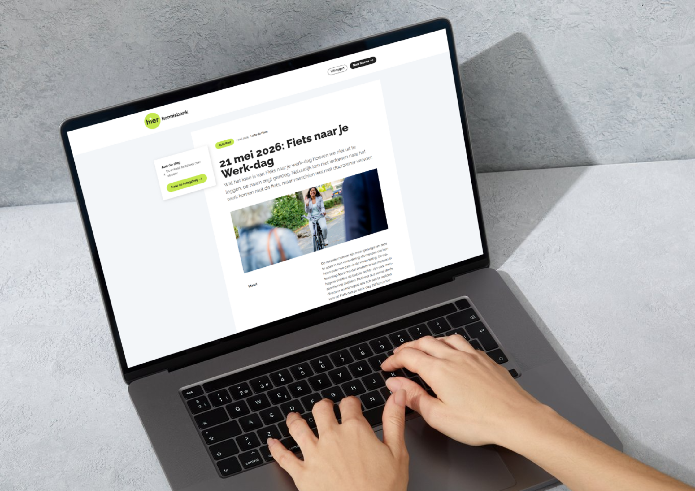 Fiets naar je werk-dag