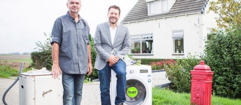 Foto oudste wasmachine van Nederland 