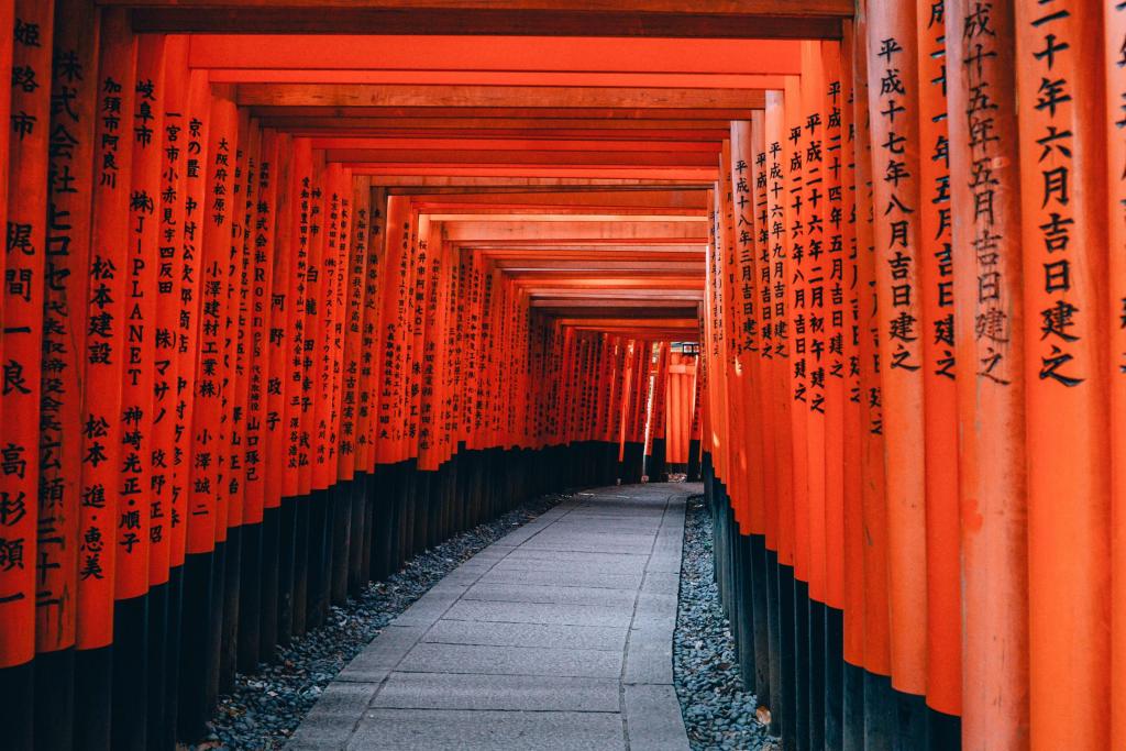 Foto van beroemde straat in Kyoto
