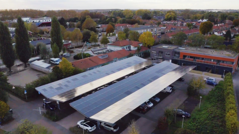 Solar carport in Culemborg