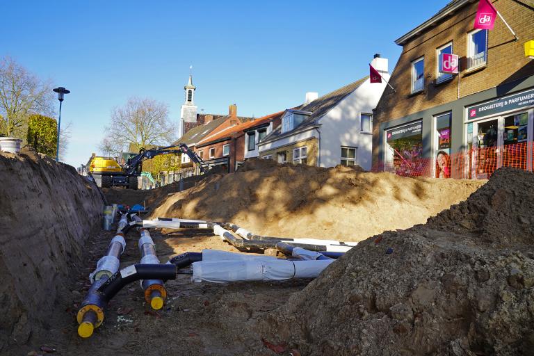 Warmtenet wordt aangelegd 