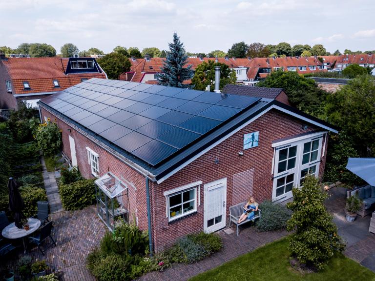 Zonnepanelen op dak