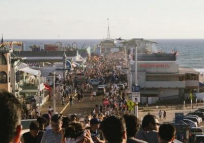 Foto festival aan zee