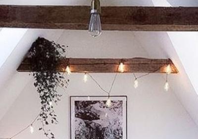 Foto zolder lampjes