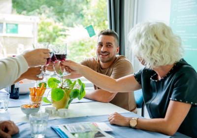 Proost op het mini-warmtenet