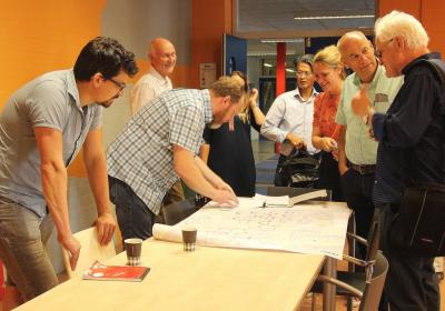 Bewoners aan de tekentafel