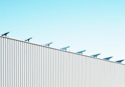 Foto van zonnepanelen op dak