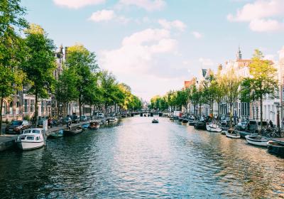 Foto van Amsterdamse gracht 