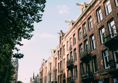 Foto van grachtenpanden 