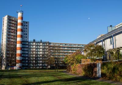 flat en rijtjeshuizen