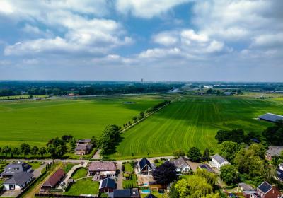 luchtfoto weilanden