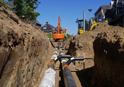 graafwerkzaamheden uitvoering aardgasvrij warmtenet