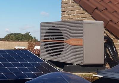 warmtepomp en zonnepaneel
