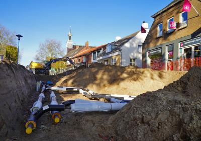 Warmtenet wordt aangelegd 